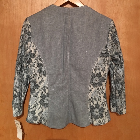 Linen / lace skirt suit - Picture 8 of 13